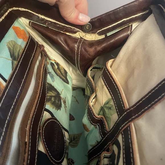 Carson & Company by Paolo Susan Carson Doctor's Bag Satchel Leaves Butterfly Bug - Picture 7 of 16